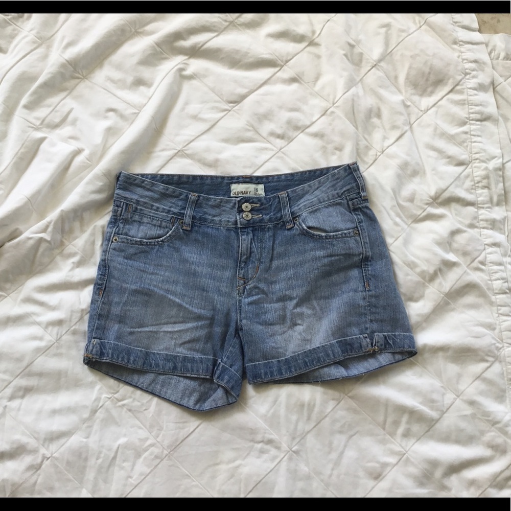 Old Navy Button Blue Jeans